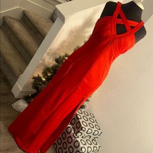 Emerald Sundae Red Prom Dress